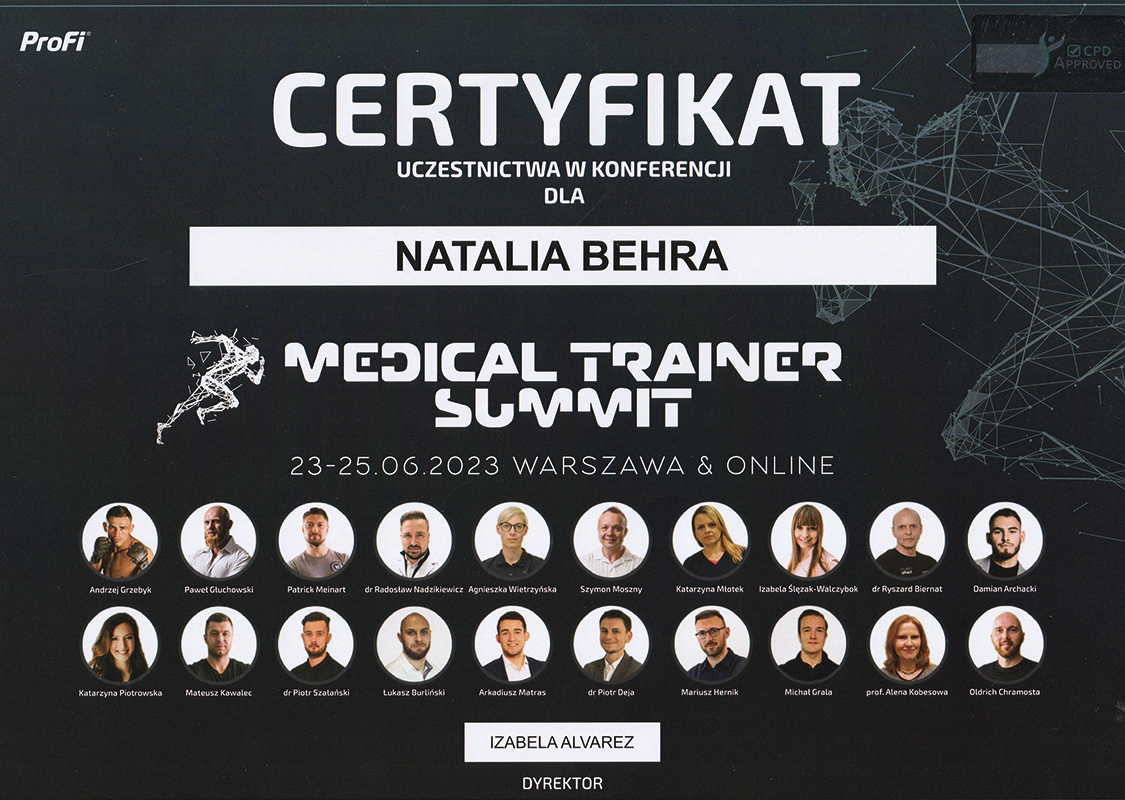 Trener personalny Świdnica Natalia Behra
