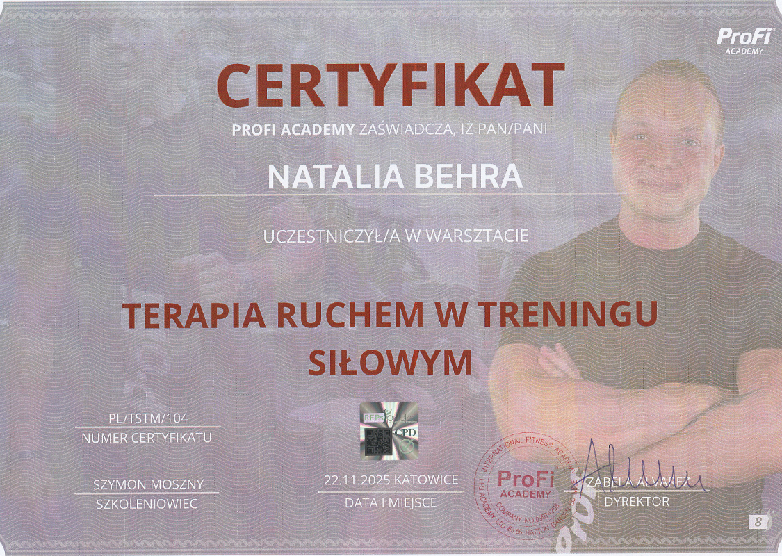 Trener personalny Świdnica Natalia Behra